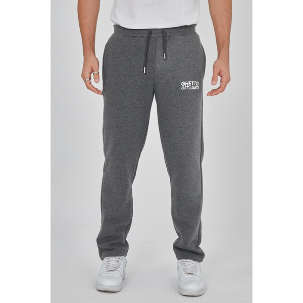 Ghetto Off Limits Basic Unisex Antrasit Melanj Eşofman Altı Erkek Eşofman Fiyatı