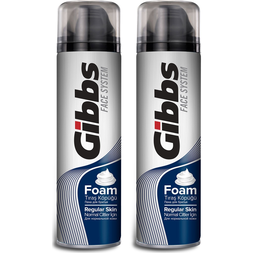 Gibbs Regular Tıraş Köpüğü 2x200ml Diğer Fiyatı