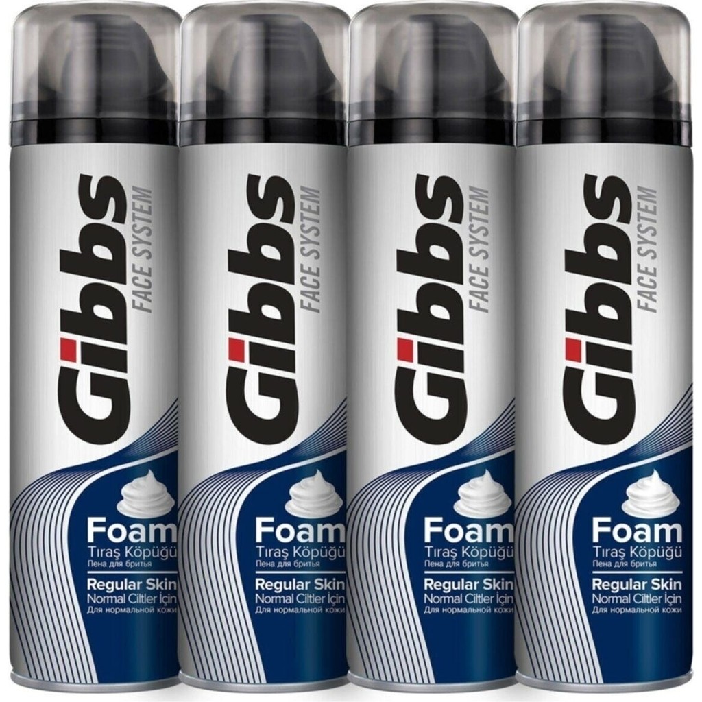Gibbs Regular Tıraş Köpüğü 4x200ml Diğer Fiyatı