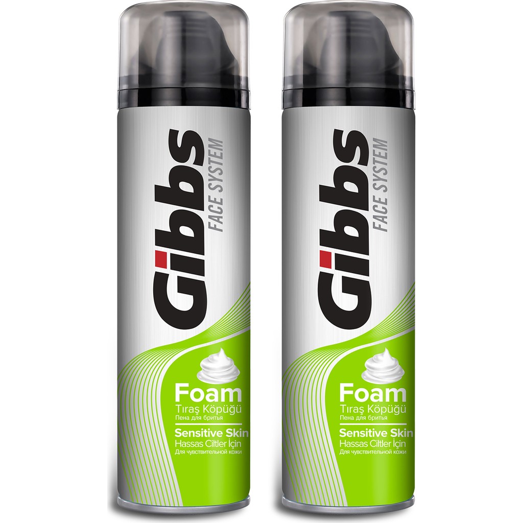 Gibbs Sensitive Tıraş Köpüğü 2x200ml Diğer Fiyatı