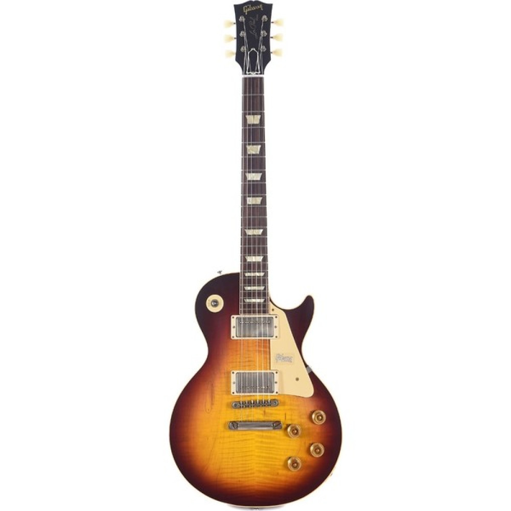 Gibson Custom 1958 Les Paul Standard Reissue Vos Elektro Gitar Bourbon Burst Elektro Gitarlar Fiyatı