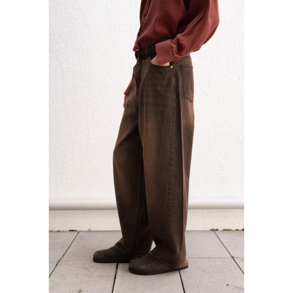 Giesto Baggy Fıt Bordo Jean Erkek Jeans / Kot Pantolon Fiyatı