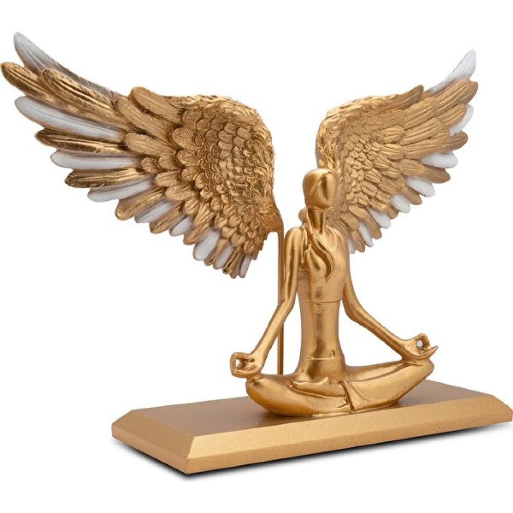 Gift Garden Biblo Dekoratif Melek Kanatlı Yoga Eller Havada Gold Biblo Fiyatı