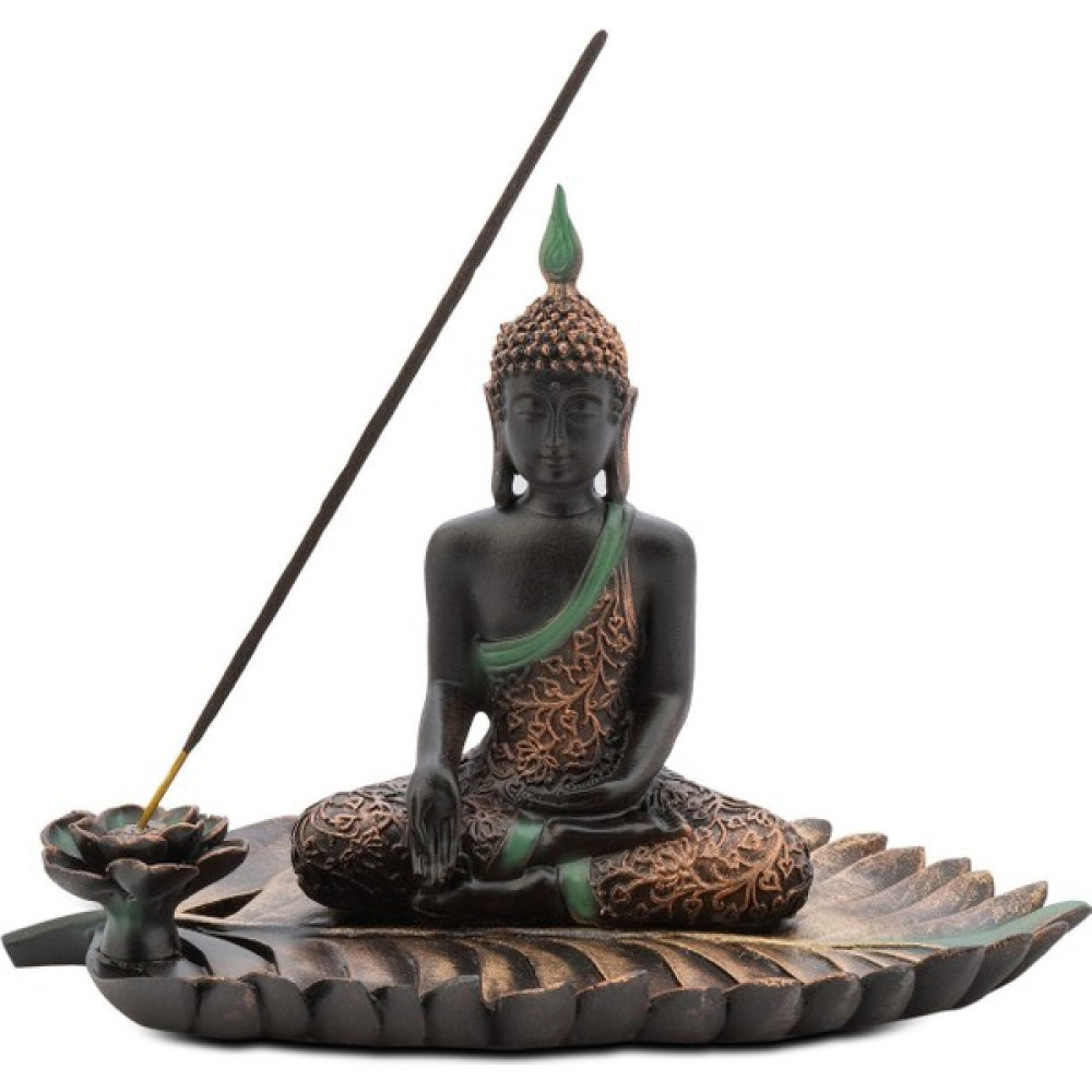 Gift Garden Tütsülük Eskitme Buda Figürlü Palmiye Tütsülük - Bronz Biblo Fiyatı
