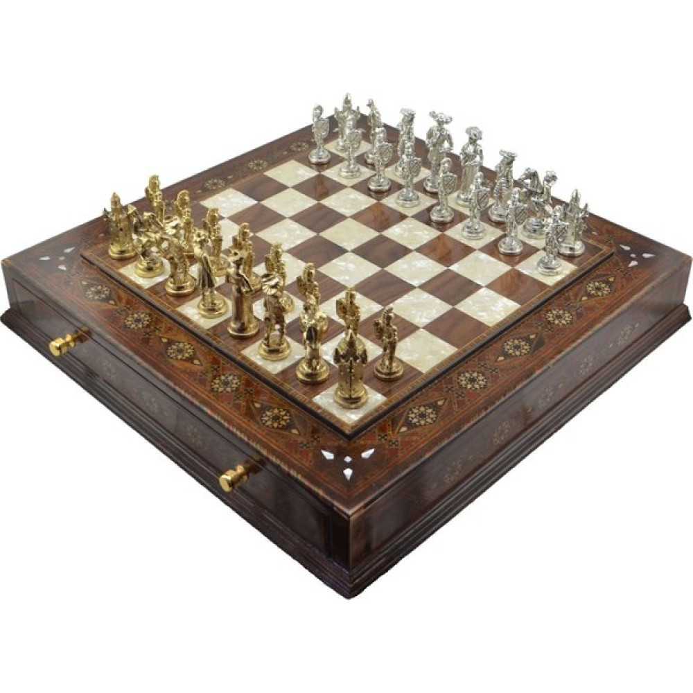Gift Home Gifthome Metal Satranç Takımı/seti;battal,ispanyol,parlak,sedefli,k.cvz,çekm. Satranç Tahtası Oto Boyaları Fiyatı