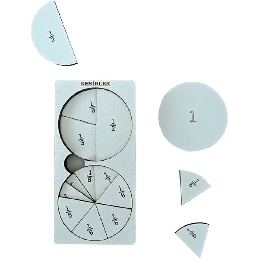 Gift Plus Kesirler Puzzle Yapboz Eğitici-Öğretici Oyuncak Matametik Oyunu Eğitici Oyuncak Fiyatı