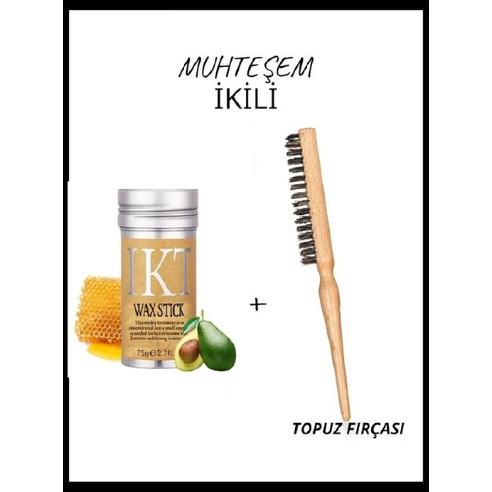 Gift Plus Stick Wax ve Topuz Fırçası Saç Fırçası ve Tarağı Fiyatı