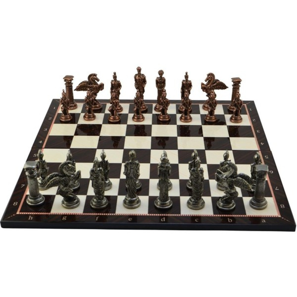 Gifthome Battal Boy Metal Pegasus Satranç Takımı Antik ve Katlanır Ceviz Desenli Mdf Satranç Tahtası (43X43 Cm.) Oto Boyaları Fiyatı