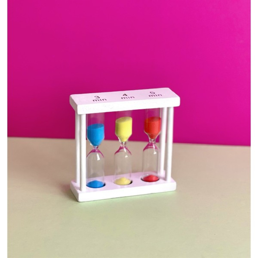 Giftmoda Beyaz Ahşap 3-4-5 Dakika Kum Saati Hediyelik Eşya Fiyatı