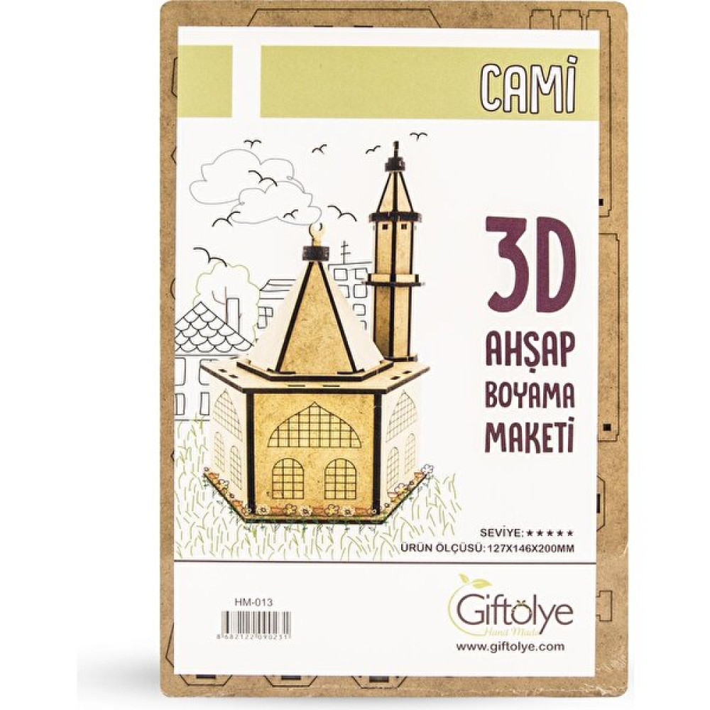 Giftölye Ahşap Cami Maketi Maket Fiyatı