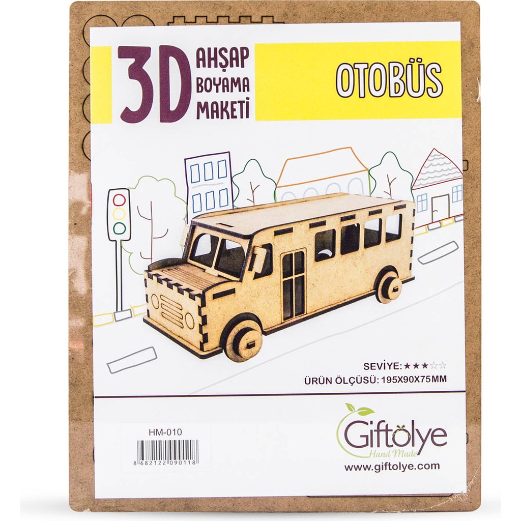 Giftölye Ahşap Otobüs Maketi Diğer Fiyatı