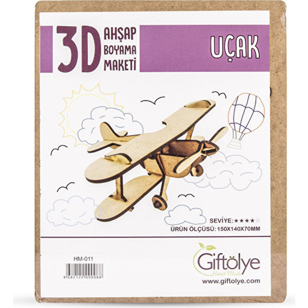 Giftölye Ahşap Uçak Maketi Maket Fiyatı