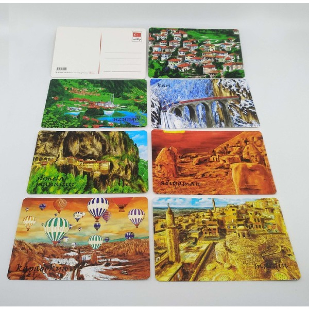 Gifts Turkiye Giftsturkiye Kartpostal Anadolu Güzellikleri Yılbaşı Hediye 7 Adet Defter & Kağıt Ürünleri Fiyatı