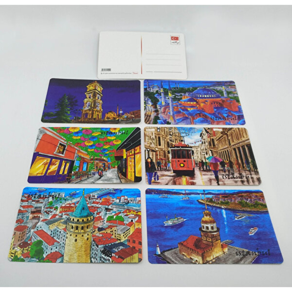Gifts Turkiye Giftsturkiye Kartpostal Istanbul Yılbaşı Hediye 6 Adet Defter & Kağıt Ürünleri Fiyatı