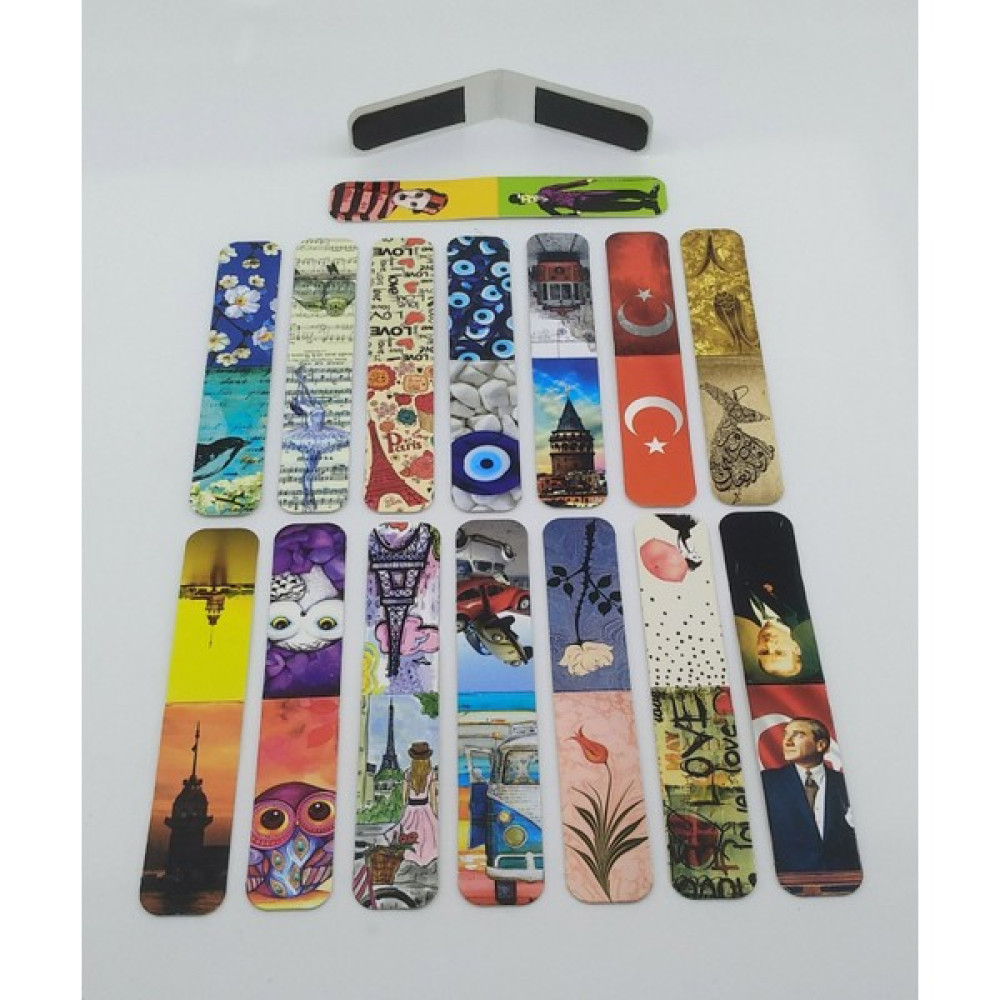 Gifts Turkiye Giftsturkiye Kitap Ayracı Içi Mıknatıslı Ufak Ince Ebat Popüler ( 15 Adet ) - Renkli Defter & Kağıt Ürünleri Fiyatı