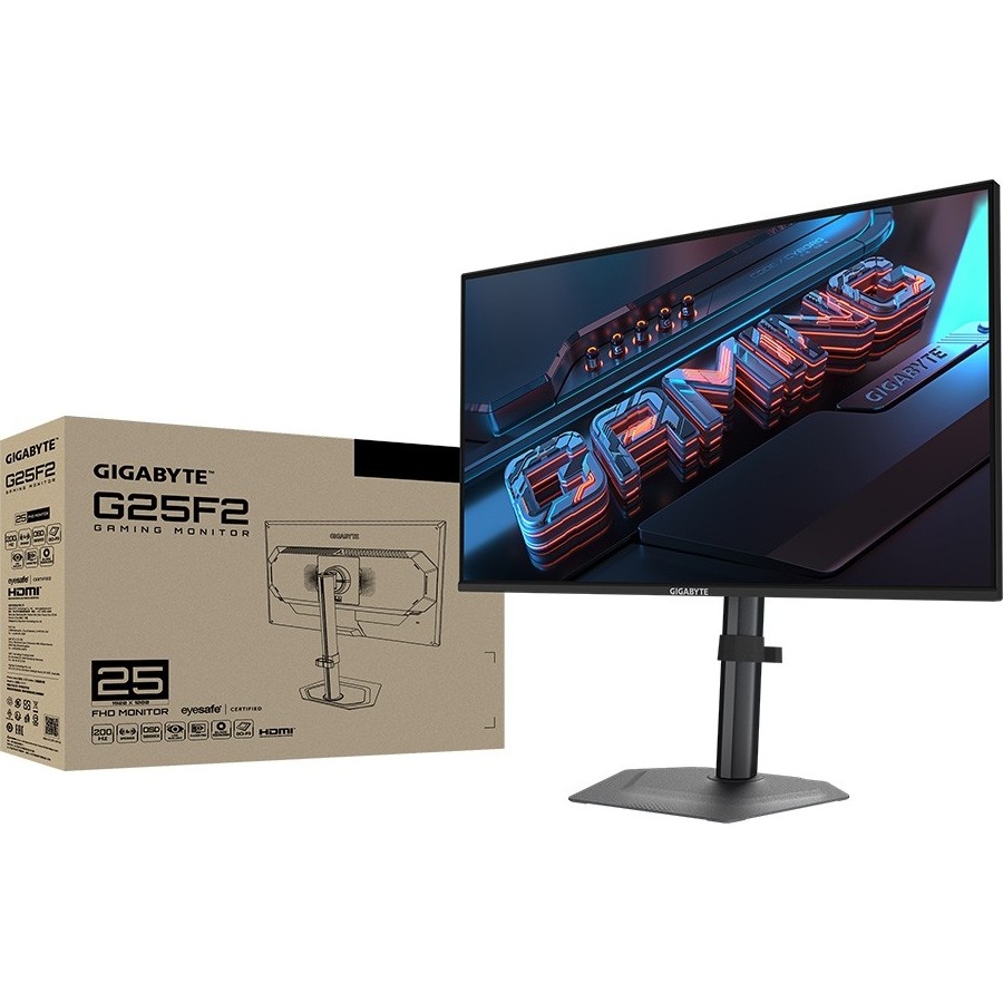 Gıgabyte 24.5" G25F2 200Hz 1ms Ss IPS Full Hd Freesync Hdr Pivot Flat Gaming Monitör Monitör Fiyatı