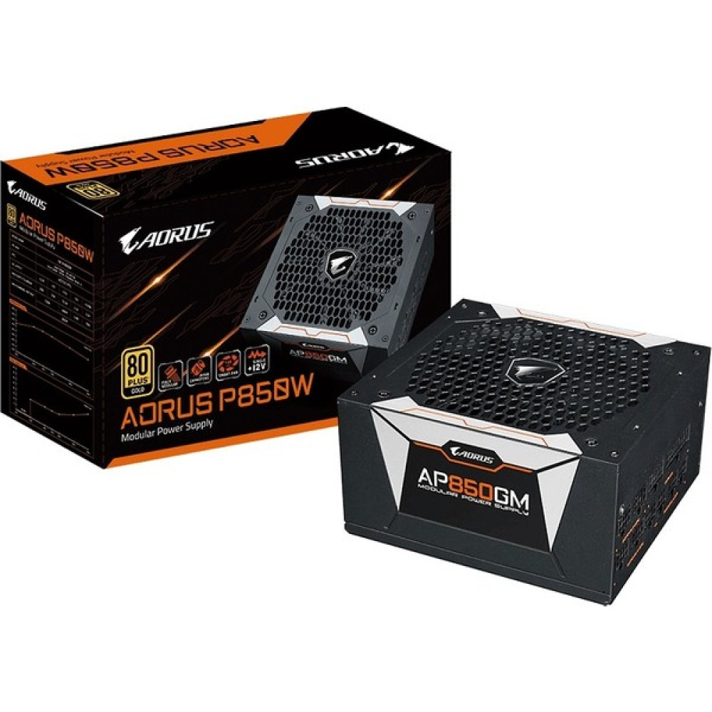 Gıgabyte 850W 80+ Gold Aorus GP-AP850GM 13.5cm Fanlı Tam Modüler Power Supply Japon Kapasitör Power Supply Fiyatı