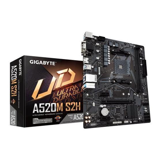 Gigabyte A520M DS3H AMD 4400Mhz (O.C) DDR4 Soket AM4 mATX Anakart