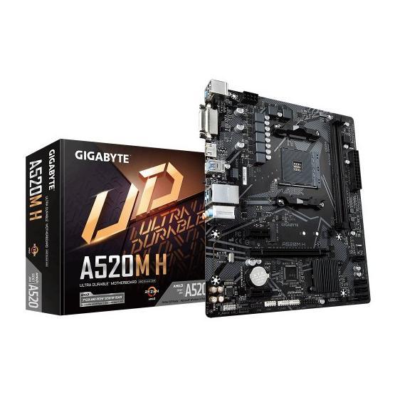 Gigabyte A520M DS3H AMD 4400Mhz (O.C) DDR4 Soket AM4 mATX Anakart