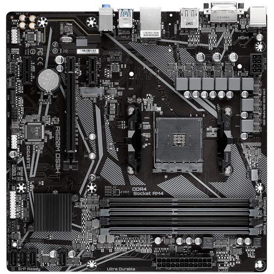 Gigabyte A520M DS3H AMD 4400Mhz (O.C) DDR4 Soket AM4 mATX Anakart Anakart Fiyatı