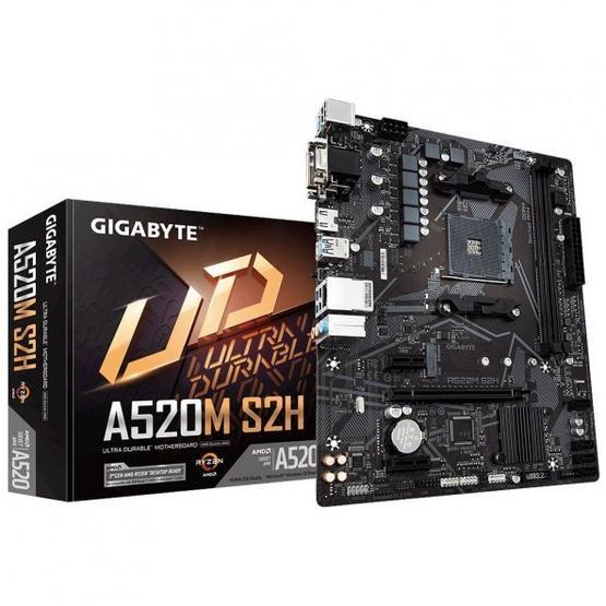 Gigabyte A520M DS3H AMD 4400Mhz (O.C) DDR4 Soket AM4 mATX Anakart