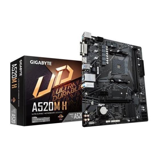 Gigabyte A520M DS3H AMD 4400Mhz (O.C) DDR4 Soket AM4 mATX Anakart