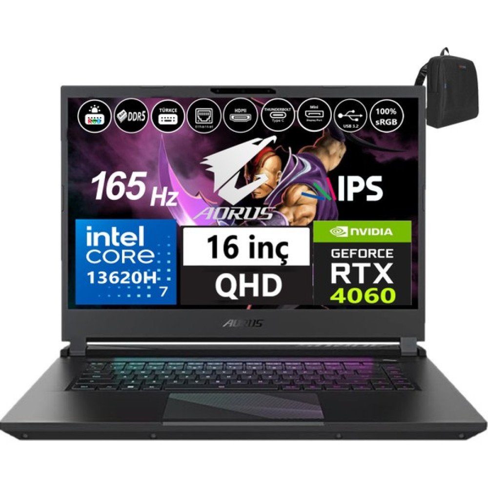 Gigabyte Aorus 15 Bkf Intel Core I7-13620H 64GB Ddr5 2tb SSD 8GB/RTX4060 140W WINDOWS11HOME 15.6" 165Hz Qhd IPS Taşınabilir Bilgisayar GB15ARSH3TR75W35+WEBLEGELSINÇANTA Oto Boyaları Fiyatı