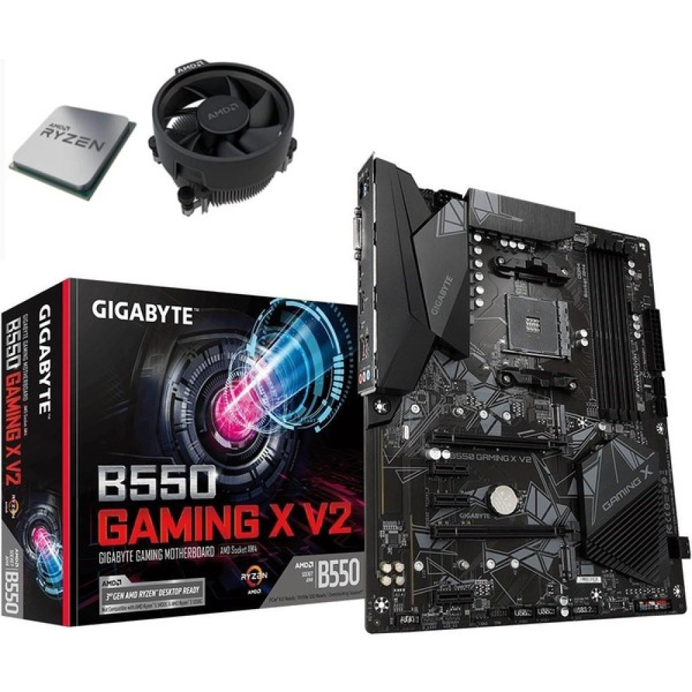 Gıgabyte B550 Gamıng x V2 Ddr4 Anakart + Amd Ryzen 7 5700X Tray Işlemci + Amd Fan ( Mpk Bundle) Anakart Fiyatı