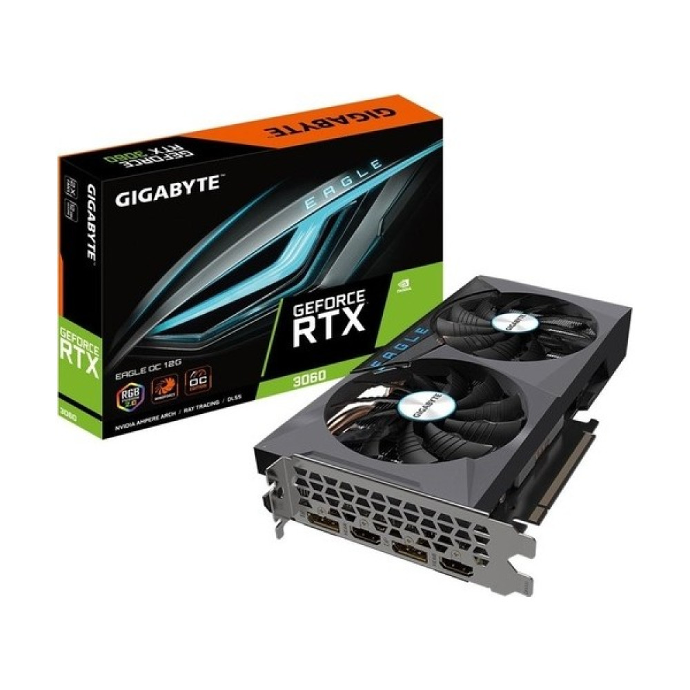 Gıgabyte Geforce Rtx 3060 Eagle Oc 12GB Gddr6 192BIT DX12 Nvidia Ekran Kartı Ekran Kartları Fiyatı
