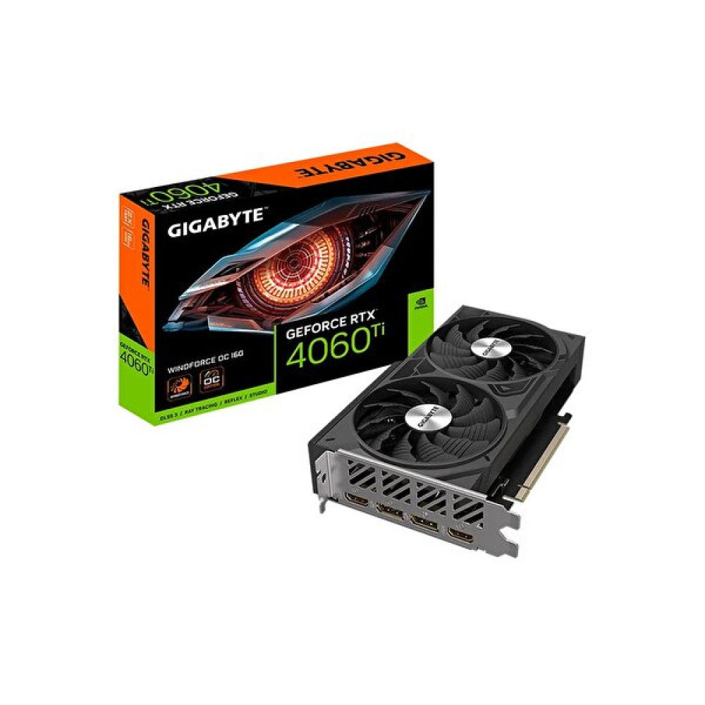 Gigabyte GeForce RTX 4060 Ti Windforce OC 16G 16 GB 128 Bit Dlss 3 Nvidia Ekran Kartı Ekran Kartları Fiyatı