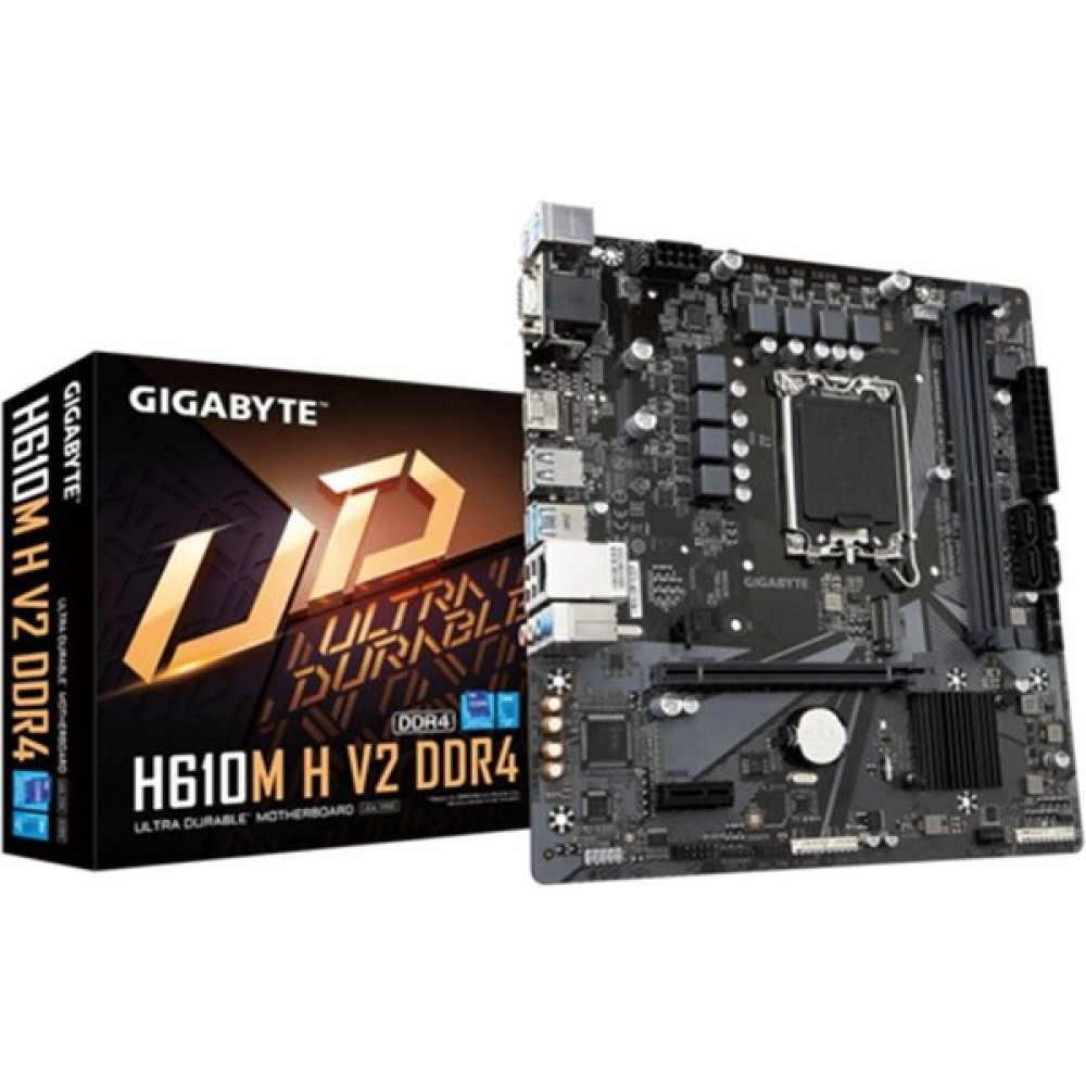 Gıgabyte H610M-H V2 Ddr4 3200MHZ 1xvga 1xhdmı 1xm.2 USB 3.2 Matx 1700P (13. ve 12.nesil Işlemci Uyumlu) Anakart Fiyatı