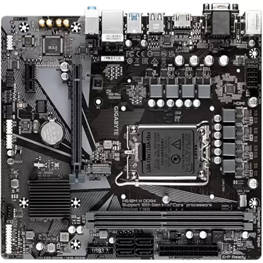 Gigabyte H610M-H V2 Intel Lga1700 Ddr4 Micro ATX Anakart Anakart Fiyatı