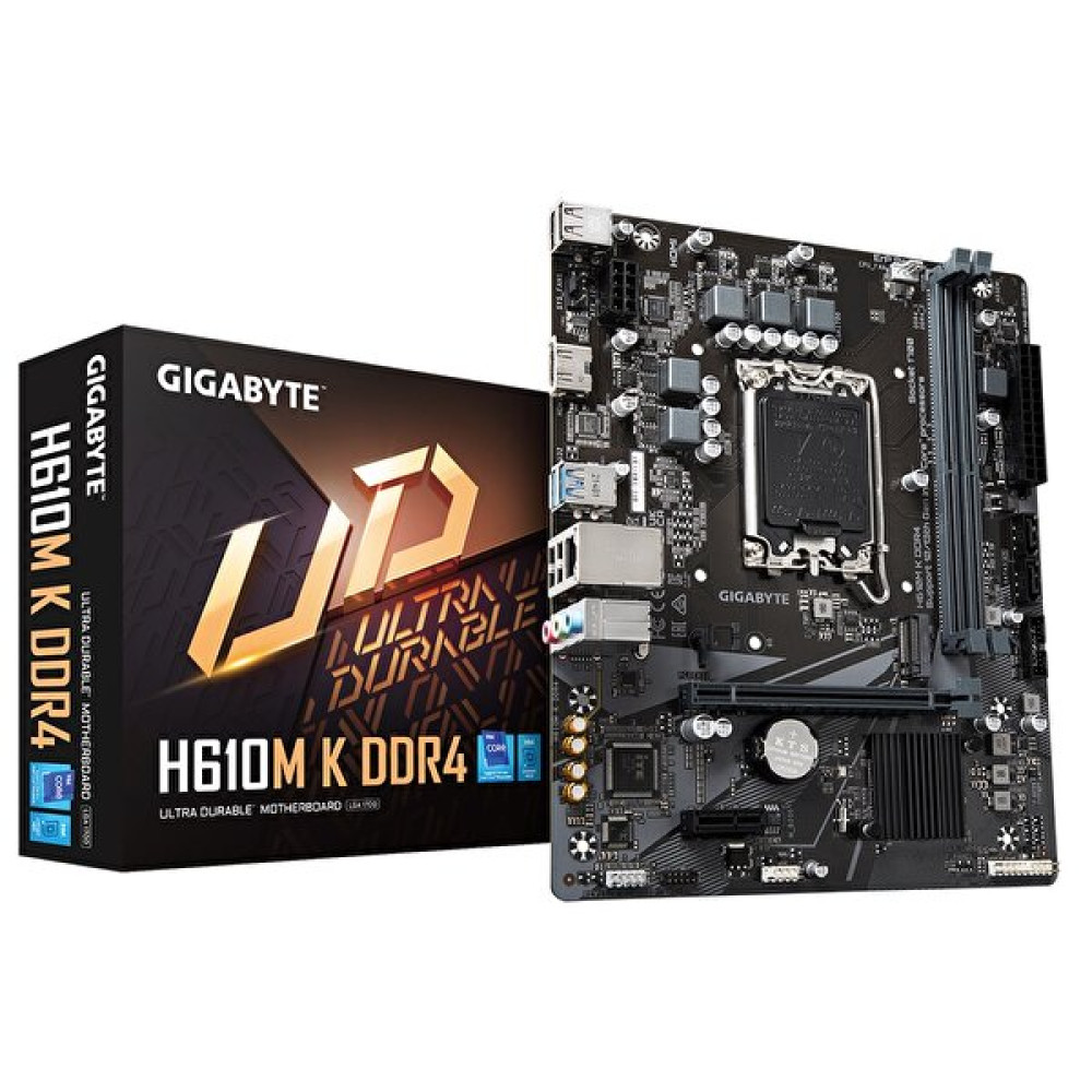 Gigabyte H610M K 3200 MHz Ddr4 M.2 1700p mATX Anakart Anakart Fiyatı