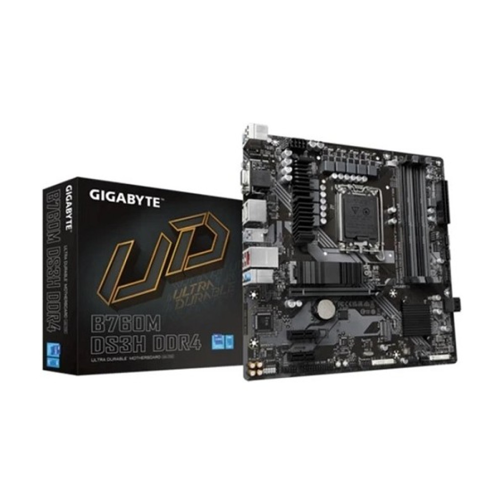 Gıgabyte Intel B760M DS3H Ddr4 5333MHZ(OC) Hdmı+Dp+Vga 2.5gbit Lan M.2 16X 1700P USB 3.2 Type-C (12-13. Nesil) Anakart Fiyatı