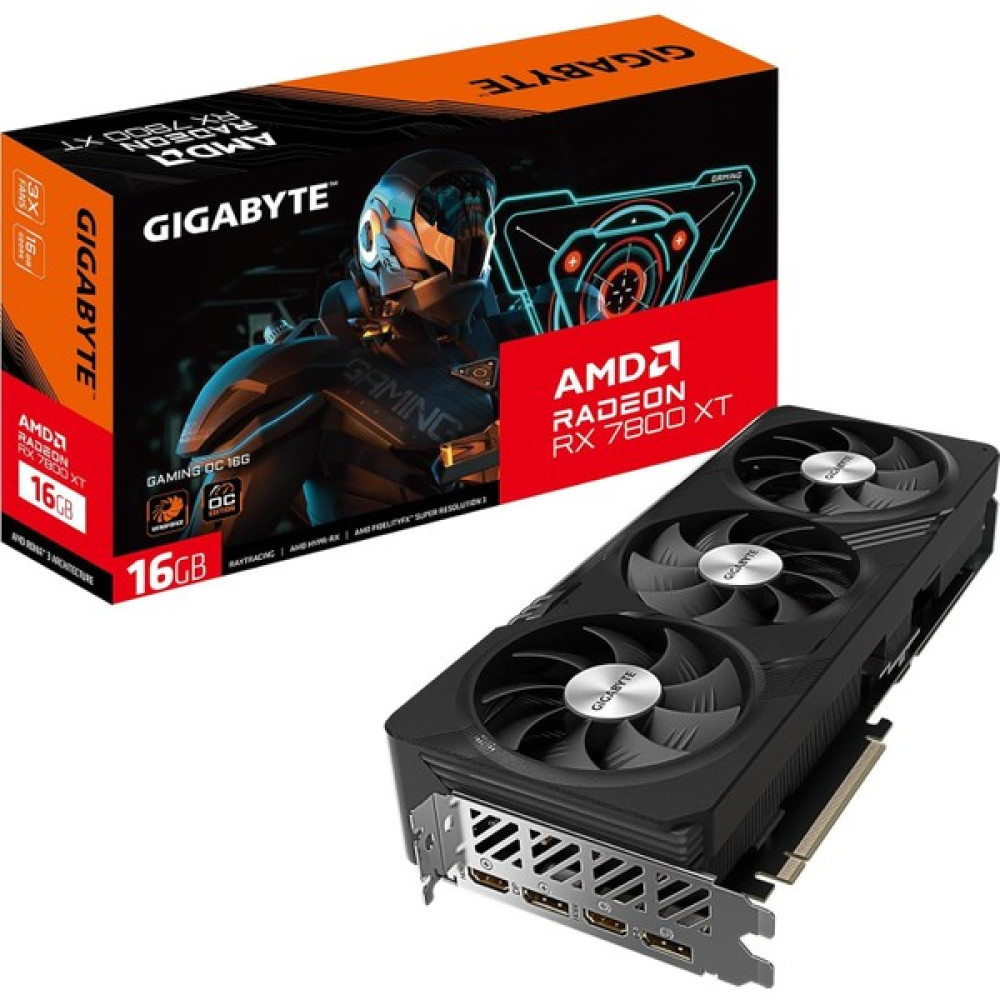 Gigabyte Radeon Rx 7800 Xt Gaming Oc 16GB Ekran Kartı, 3x Wındforce Fans 16GB 256-BIT Gddr6, GV-R78XTGAMING Ekran Kartları Fiyatı