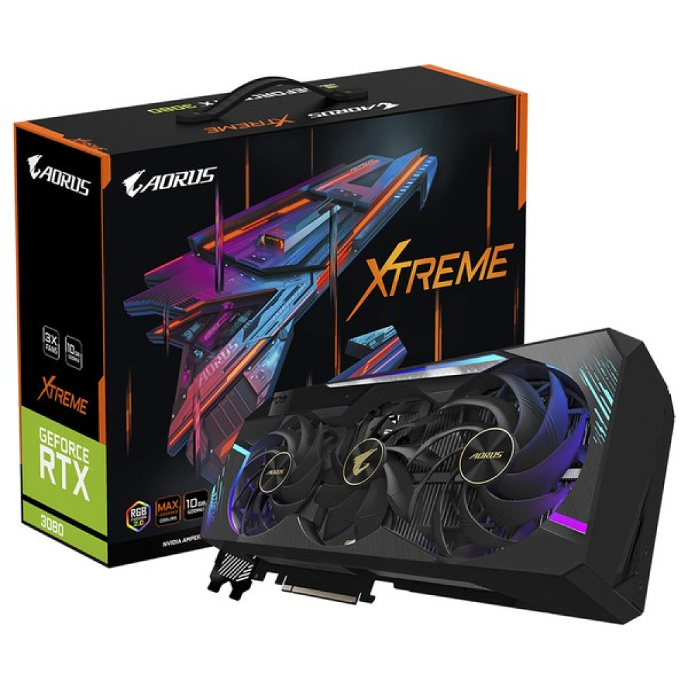 Gıgabyte Rtx 3080 Xtreme 10 GB 320 Bit GDDR6X  Ekran Kartı GV-N3080AORUS X-10GD Ekran Kartları Fiyatı