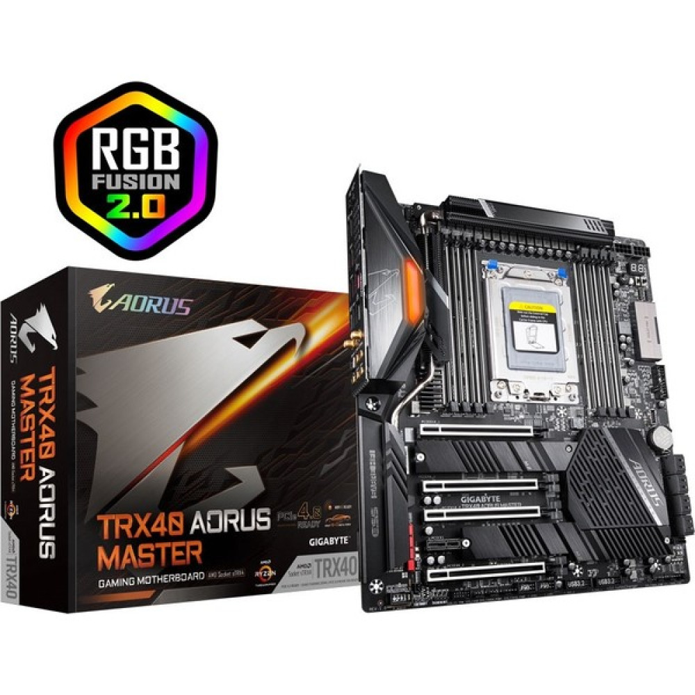 Gigabyte TRX40 AORUS MASTER 3200MHz DDR4 3xM.2 WiFi 6 ESS SABRE HiFi 16x sTRX4 XL-ATX Anakart Anakart Fiyatı
