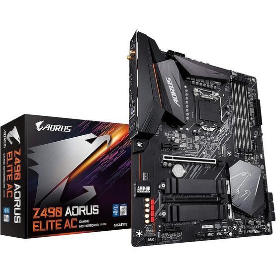 Gigabyte Z490 AORUS ELITE AC Intel Z490 Soket 1200 DDR4 5000MHz ATX Gaming Anakart
