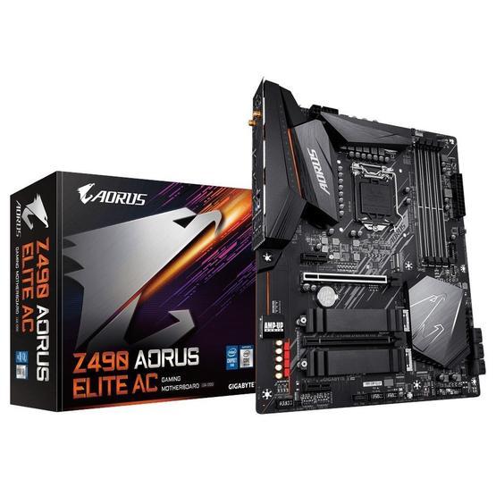 Gigabyte Z490 AORUS ELITE AC Intel Z490 Soket 1200 DDR4 5000MHz ATX Gaming Anakart