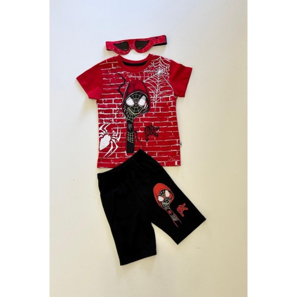 Gigas Erkek Çocuk Spider Man(Örümcek Adam)Maskeli Kostüm Erkek Çocuk Giyim Takımı Fiyatı
