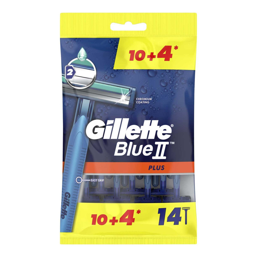 Gillette Blue 2 Plus Tıraş Bıçağı 10 + 4'lü Poşet Tıraş Bıçağı ve Yedekleri Fiyatı