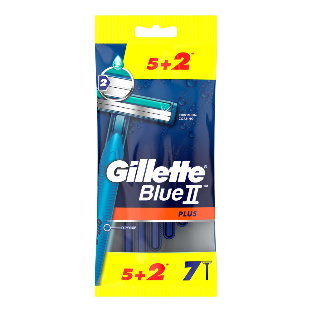 Gillette Blue 2 Plus Tıraş Bıçağı 5 + 2'li Poşet Tıraş Bıçağı ve Yedekleri Fiyatı