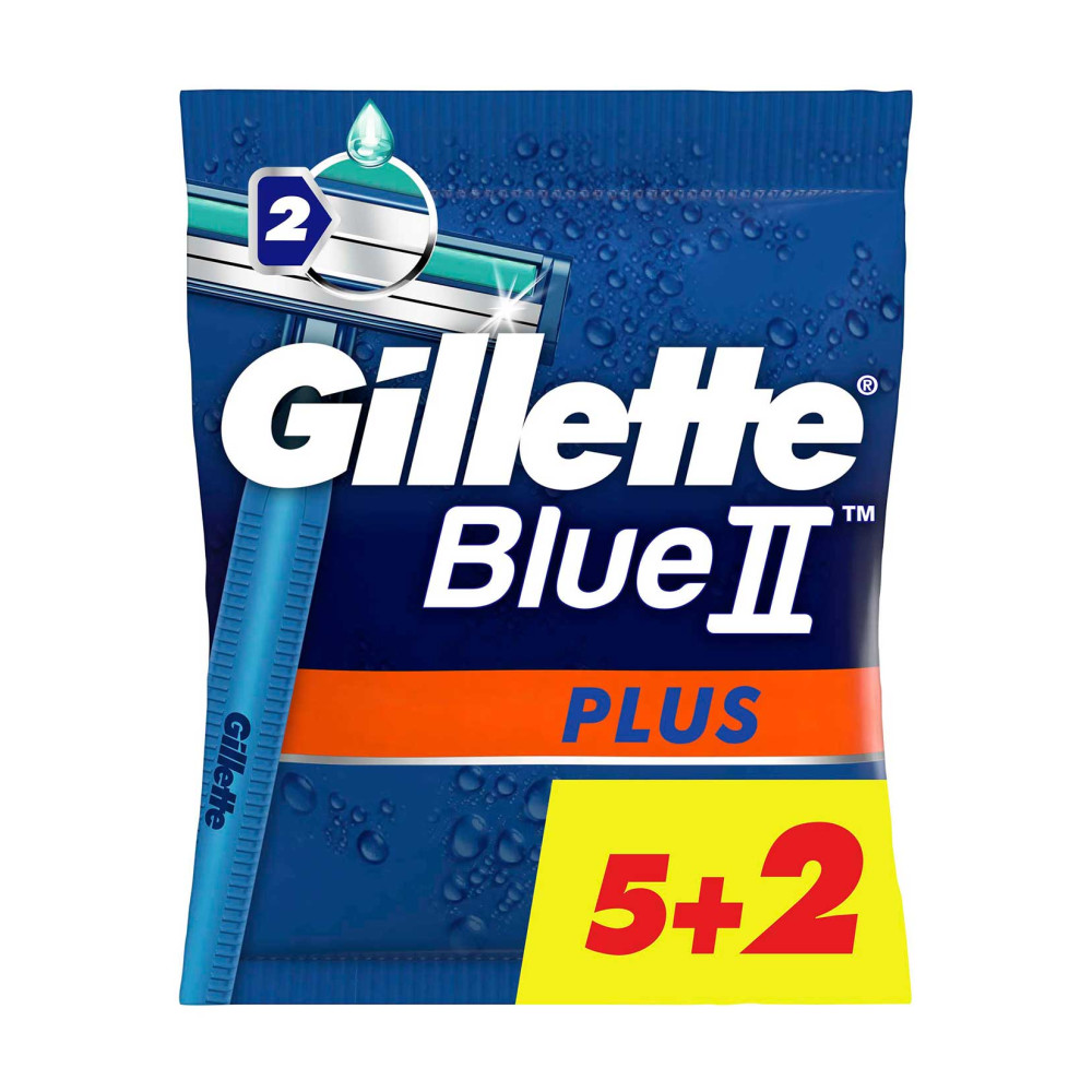 Gillette Blue 2 Plus Tıraş Bıçağı 5 + 2'li Poşet