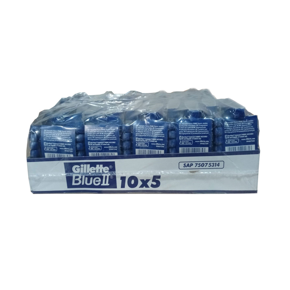 Gillette Blue 2 Tıraş Bıçağı 5'li Karton Paket