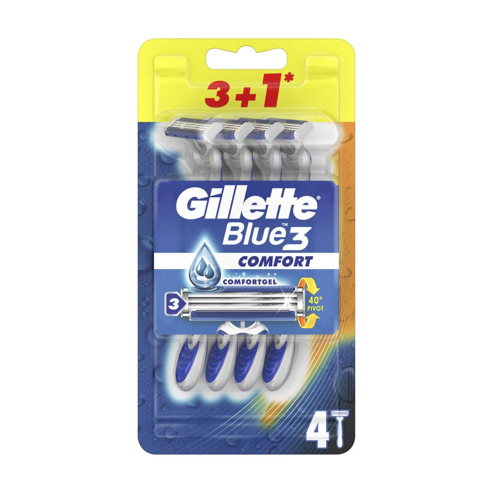 Gillette Blue 3 Tıraş Bıçağı 3 + 1'li Blister Comfort Tıraş Bıçağı ve Yedekleri Fiyatı