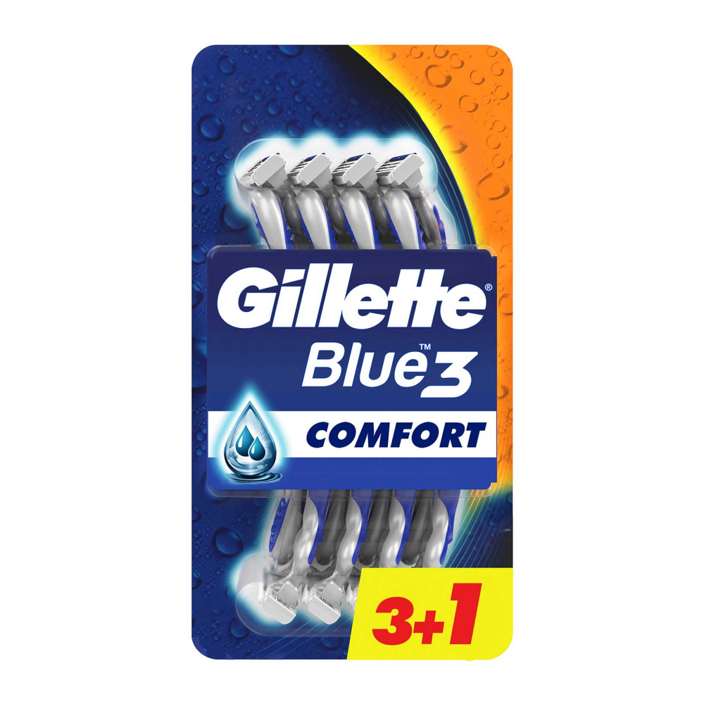 Gillette Blue 3 Tıraş Bıçağı 3 + 1'li Blister Comfort