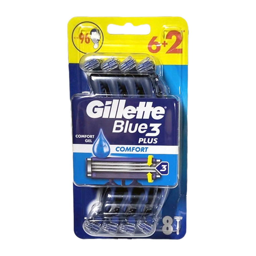 Gillette Blue 3 Tıraş Bıçağı 6 + 2 li Blister Comfort Tıraş Bıçağı ve Yedekleri Fiyatı