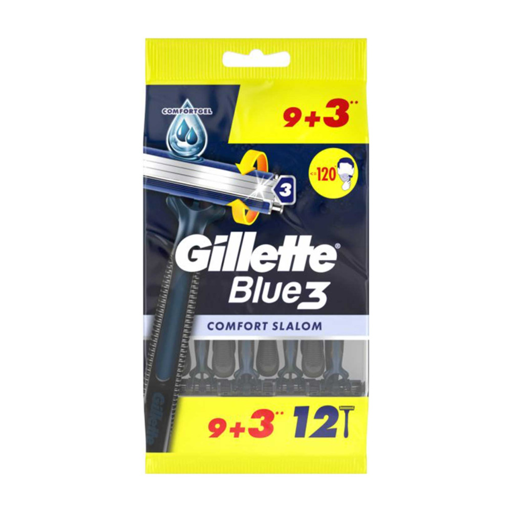 Gillette Blue 3 Tıraş Bıçağı 9 + 3'lü Poşet Comfort Slalom Tıraş Bıçağı ve Yedekleri Fiyatı