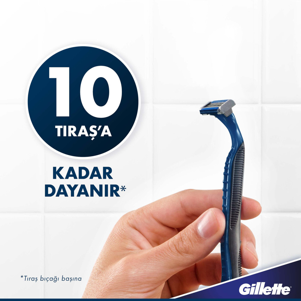 Gillette Blue 3 Tıraş Bıçağı 9 + 3'lü Poşet Comfort Slalom