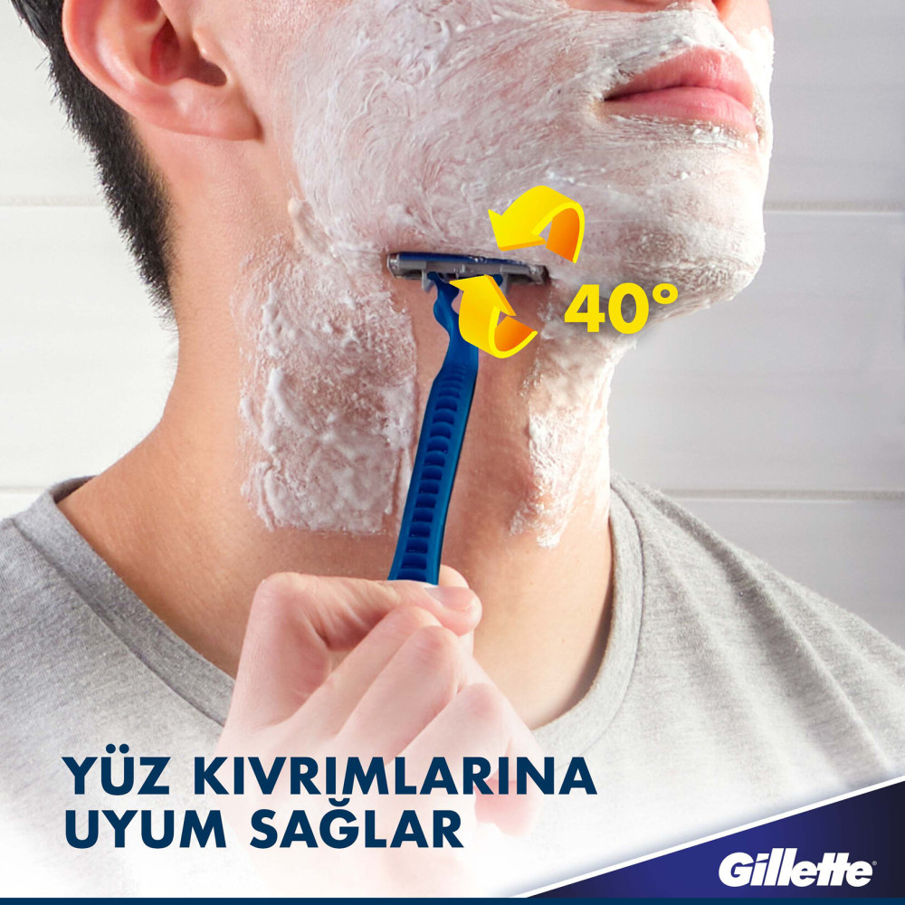 Gillette Blue 3 Tıraş Bıçağı 9 + 3'lü Poşet Comfort Slalom